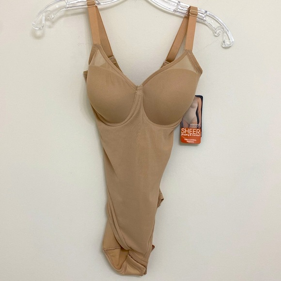 TC Shape Away Strapless Bodybriefer Shapermint 32D NWT - Picture 2 of 3